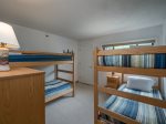 Bedroom 2 features 2 Bunk Beds all twins